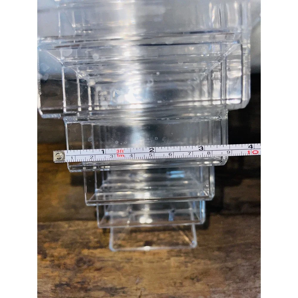 Alegory Home Acrylic Lipstick Tower 28-Slot Clear Organizer